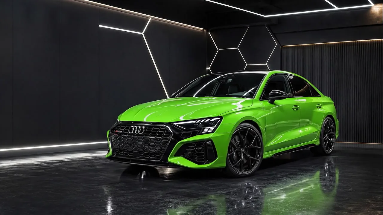 Audi w ciemnym studiu — podgląd projektu demonstracyjnego NOIR